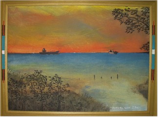 "Astoria West" acryclic painting 