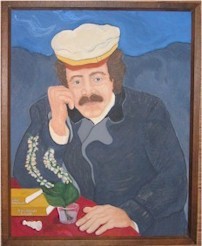 "John Donaldson as Dr. Gachet" painting