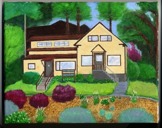 KHSU Building, the Wagner House oil painting