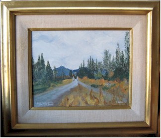 Last Days of the One Lane Bridge acrylic painting