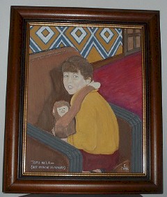 "Tofu in LA" acryclic painting